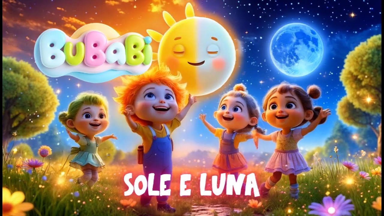 BUBABi – Sole e Luna | Canzone Filastrocca Divertente ed Educativa per Bambini