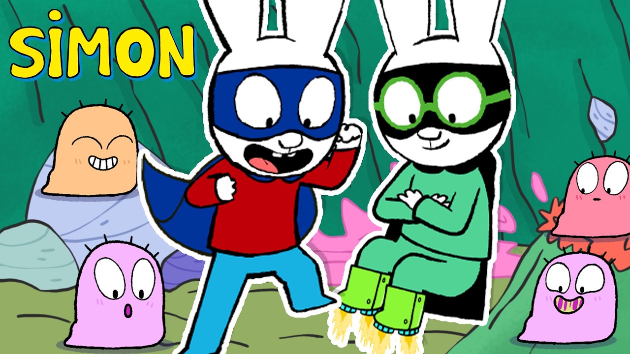 Attention &agrave; la super glue baveuse ! 💧 Simon | &Eacute;pisodes Complets | 50m | S4 | Dessin anim&eacute;