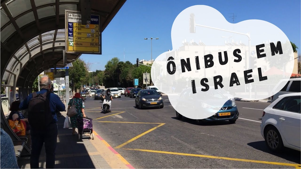 FUI PRA TEL AVIV DE ÔNIBUS!