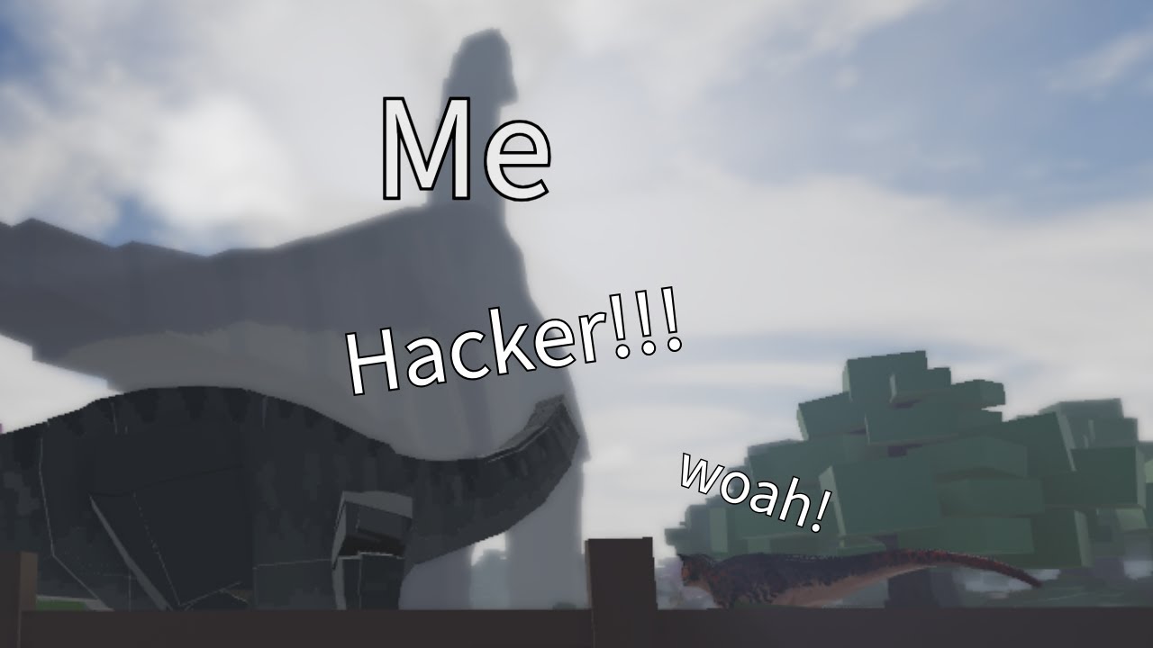 trolling as giant dinos ft. Omega | ROBLOX Jurassic Blocky