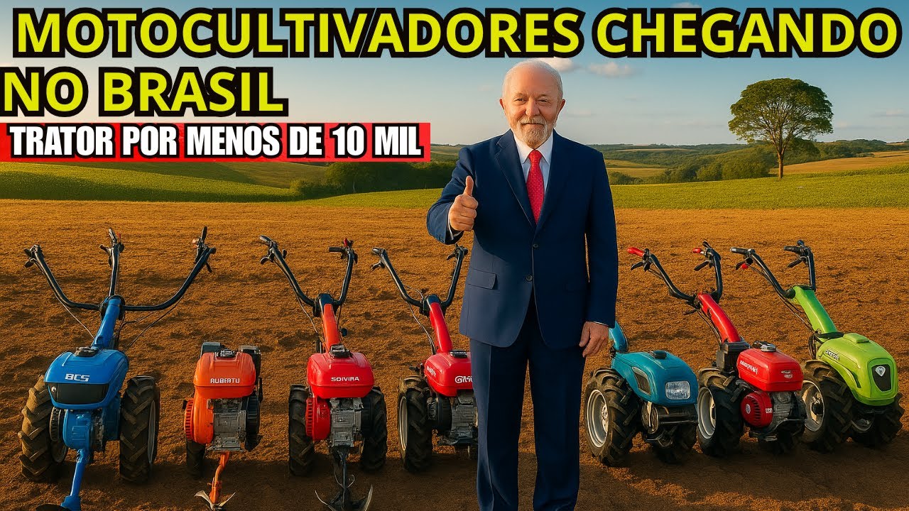 MOTO-CULTIVADORES CHEGANDO AO BRASIL CONHEÇA OS TRATORITOS MAIS BARATOS,  PARA PEQUENOS PRODUTORES