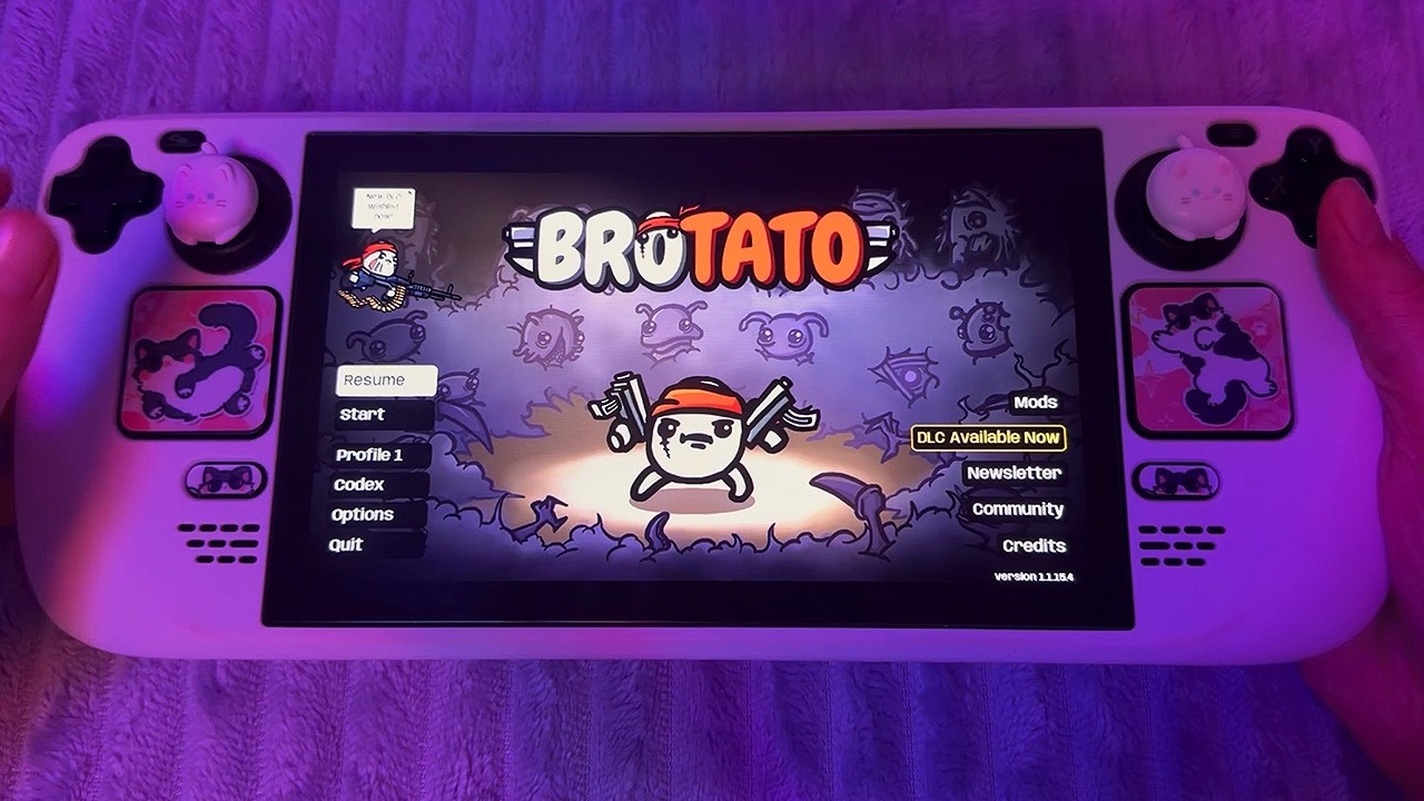 ASMR Playing Brotato on Steam Deck (Whispered Gameplay)