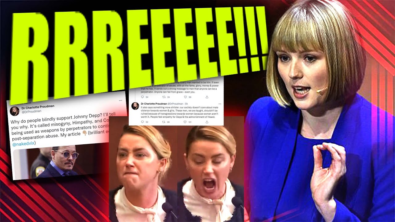CRAZY FEMINIST Has MELTDOWN Defending HEARD!