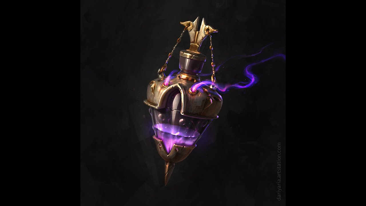 Magic potion bottle UV unwrapping and texturing Day 63| 75 hard challenge