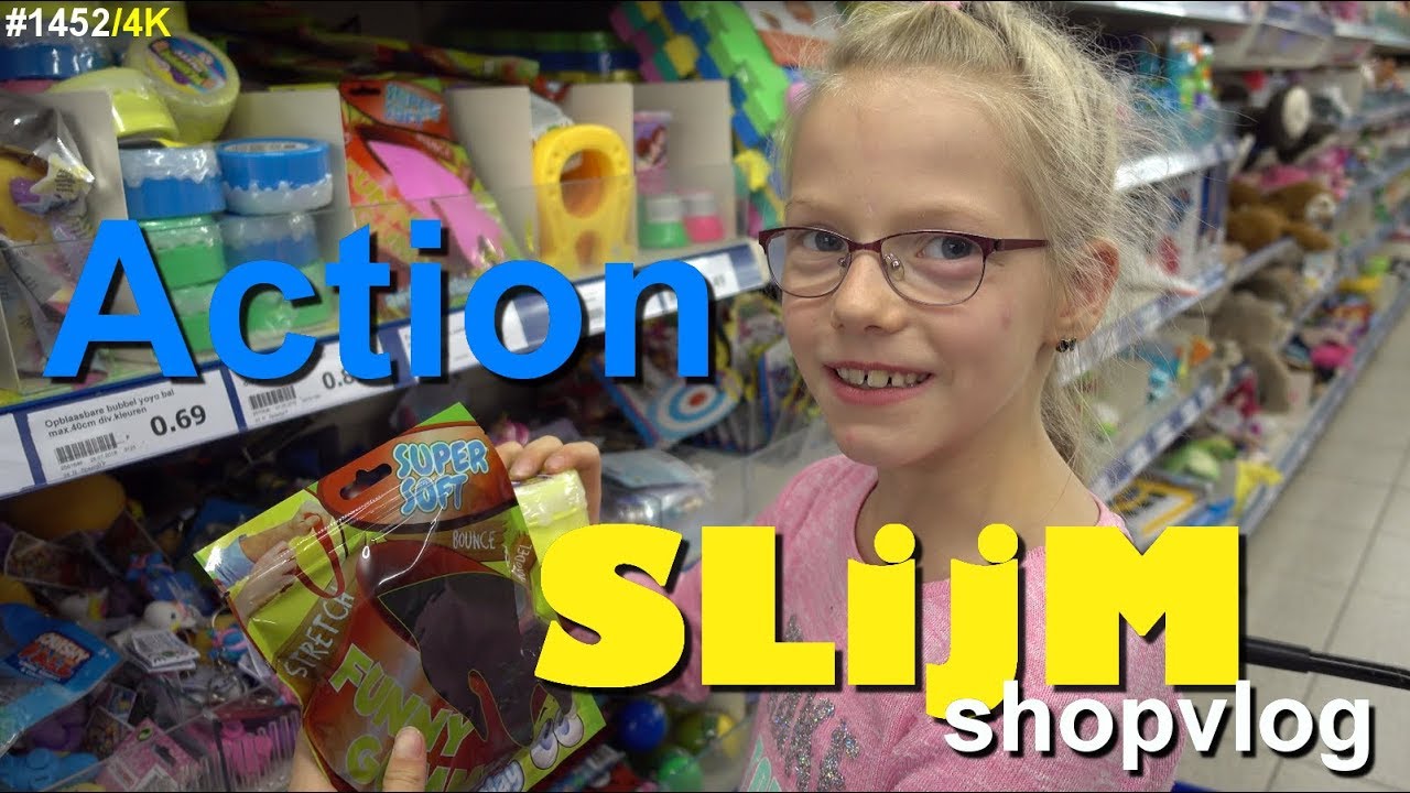 Na school naar de ACTION. SLIJM shopvlog | Halloween #1452