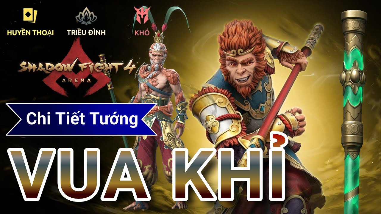 Những điều cần biết về Vua Khỉ (Monkey King) | Shadow Fight 4 Arena