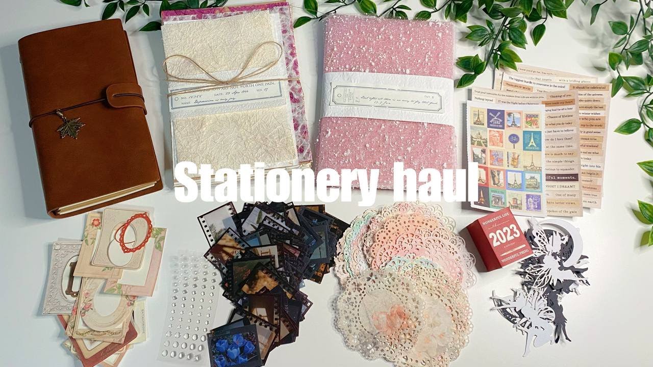 Scrapbook Supplies || Vivi Stationery Haul📦🤎 ASMR