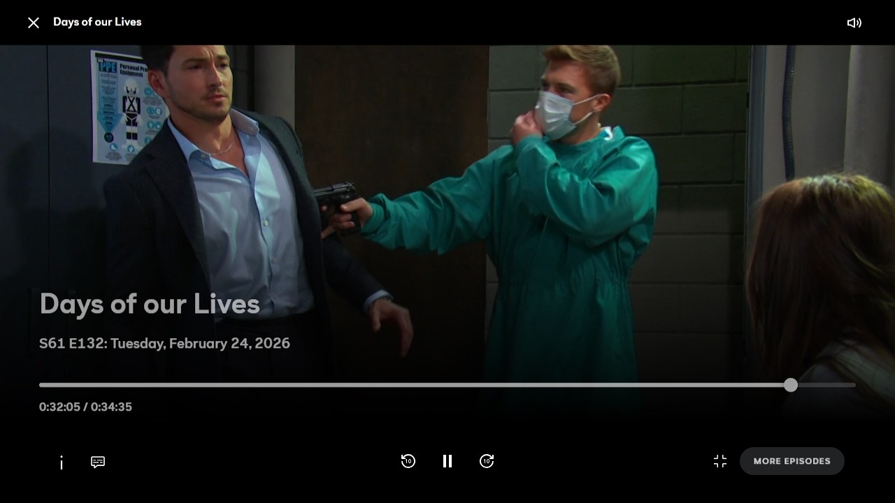 Days of our lives Tue.02/24 Stephanie is imagining things,Hospital is on lockdown#dool,#peacock
