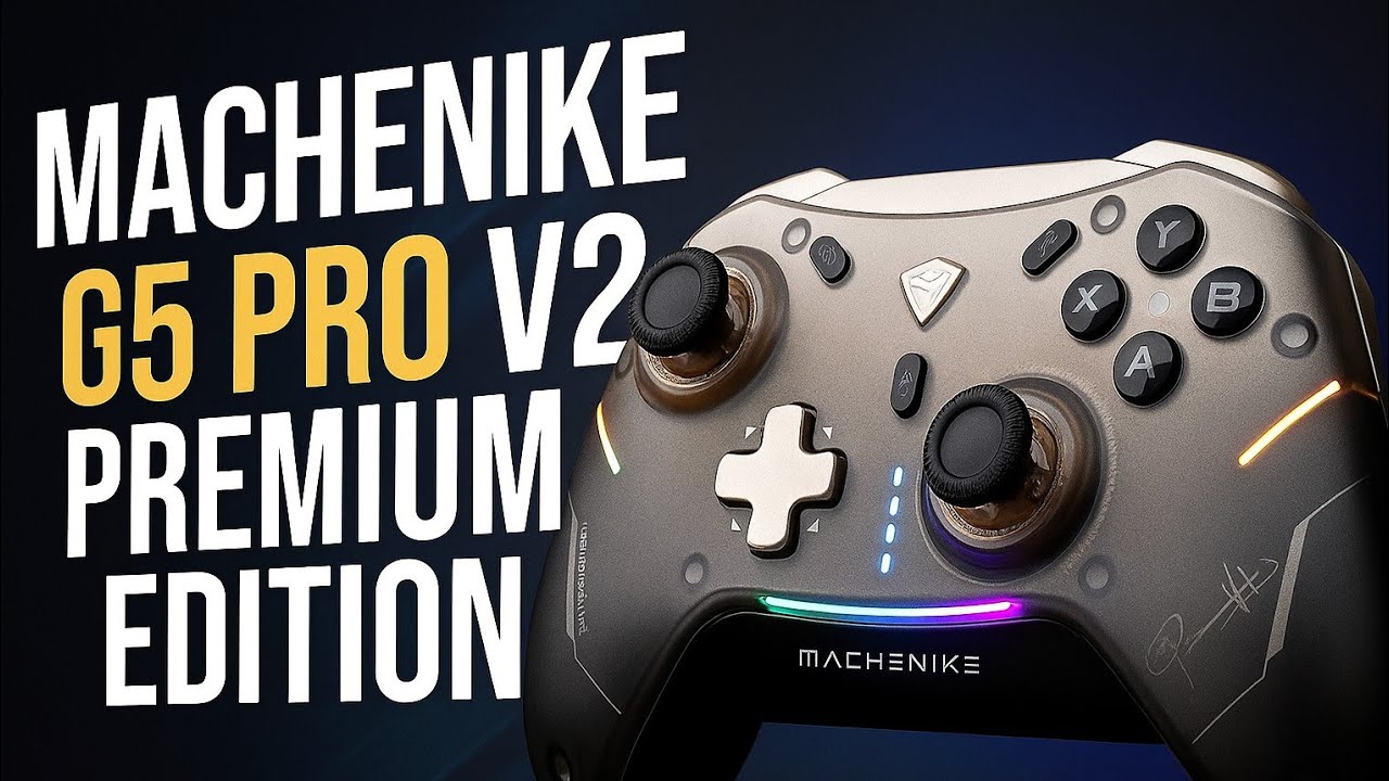 MEU NOVO CONTROLE, MACHENIKE G5 PRO V2 PREMIUM EDITION