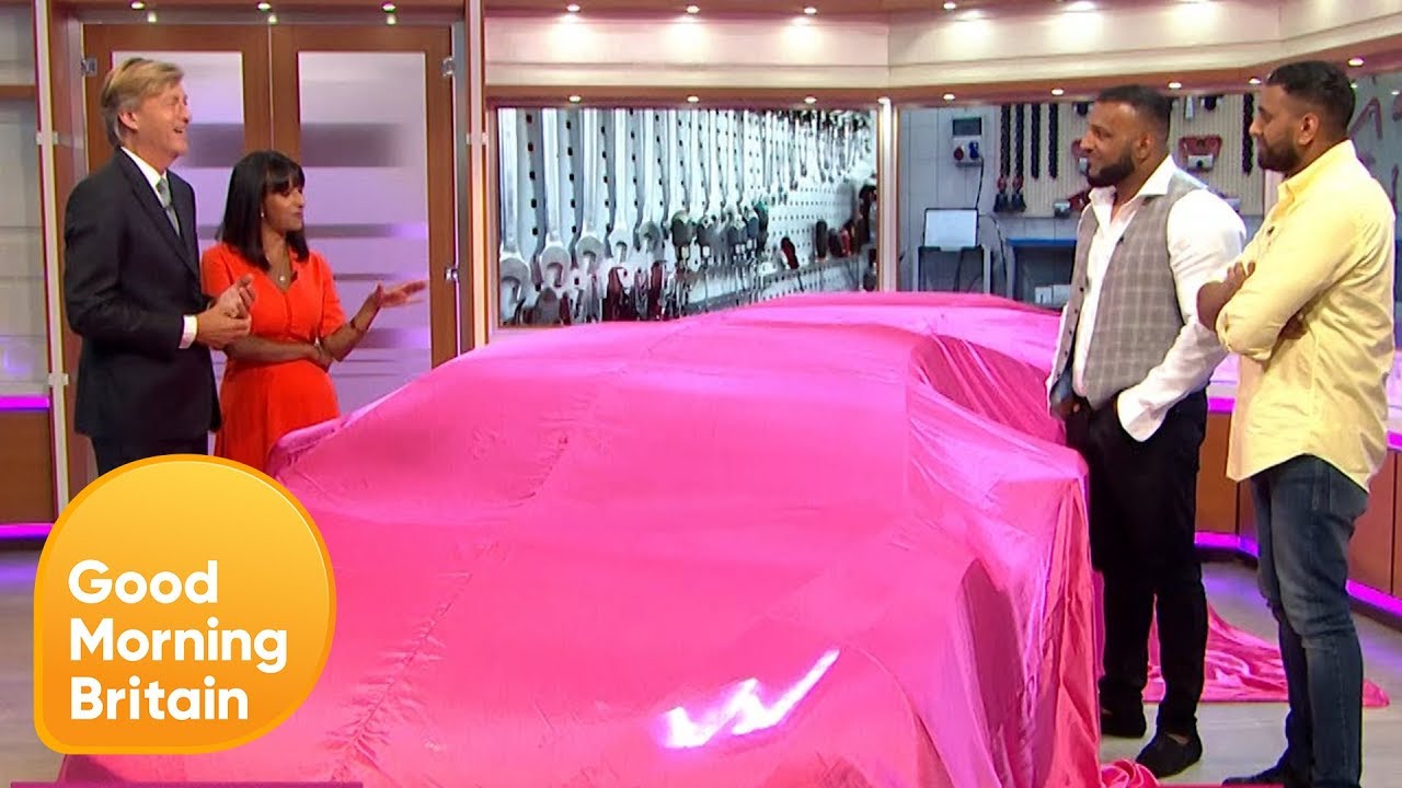 Supercar, Superfam Stars Customise a Lamborghini for GMB | Good Morning Britain