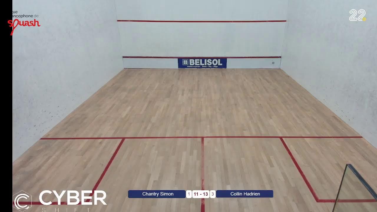 Squash 22 - Lundi des Box 19/01 - Terrain 2