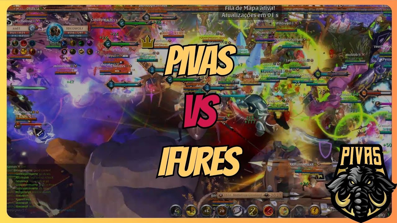 POV HELLFIRE HANDS | PIVAS + MAGA vs IFURES - SMASHING FIGHT | ALBION ZVZ