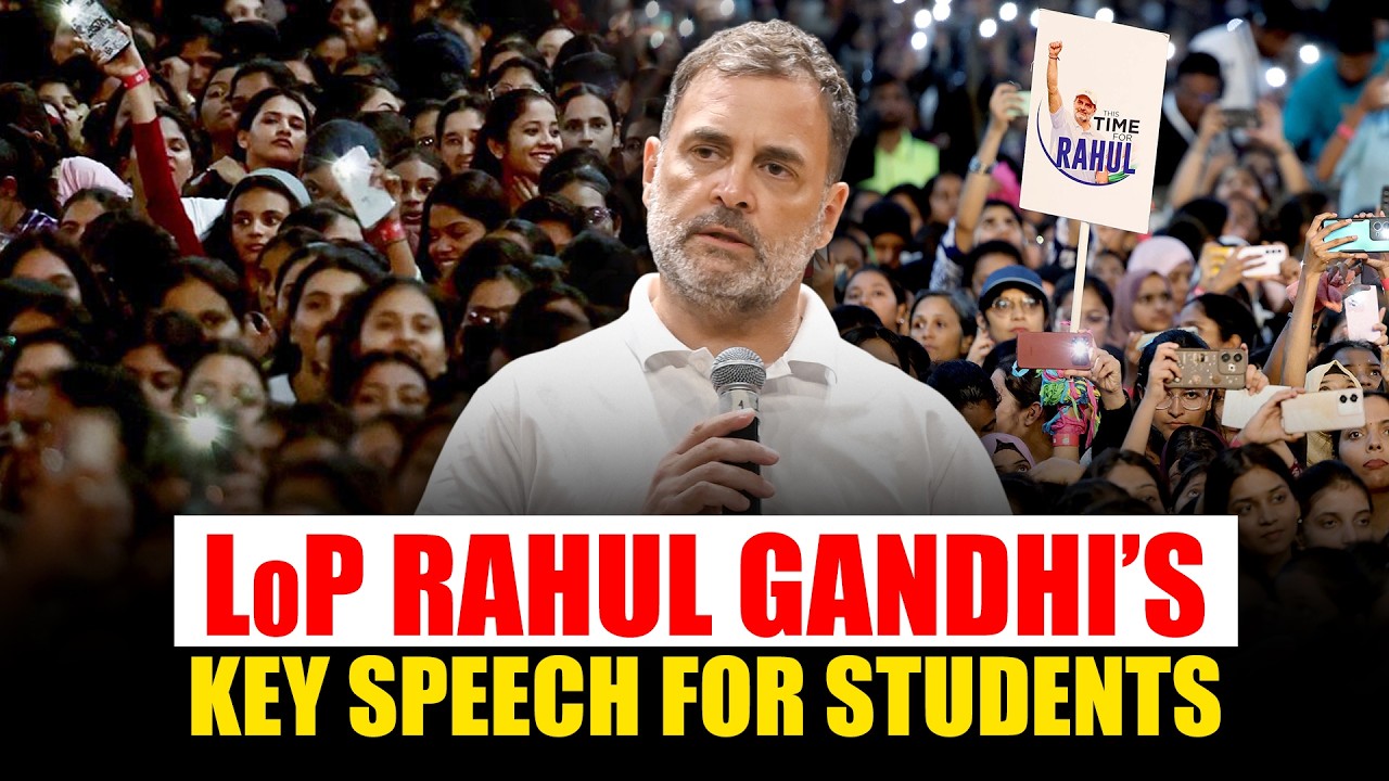 LIVE: Rahul Gandhi Addresses &lsquo;Chhatron Ki Goonj&rsquo; Event in Indore, Madhya Pradesh I Paper Leak