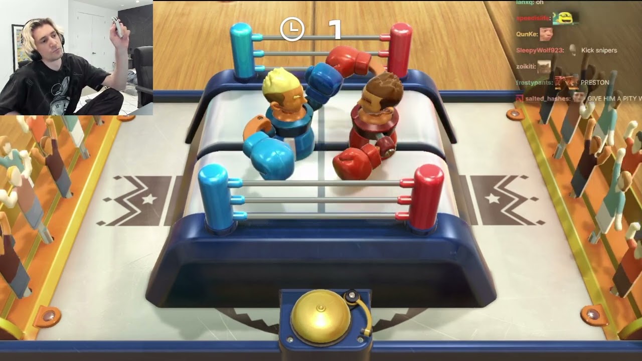 xQc Obliterates Children in Nintendo Switch Games