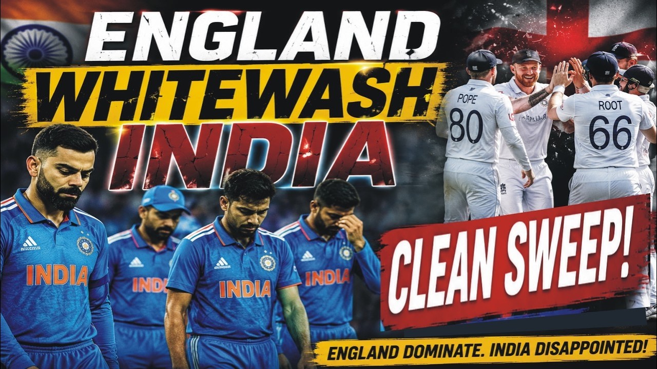 England whitewash India