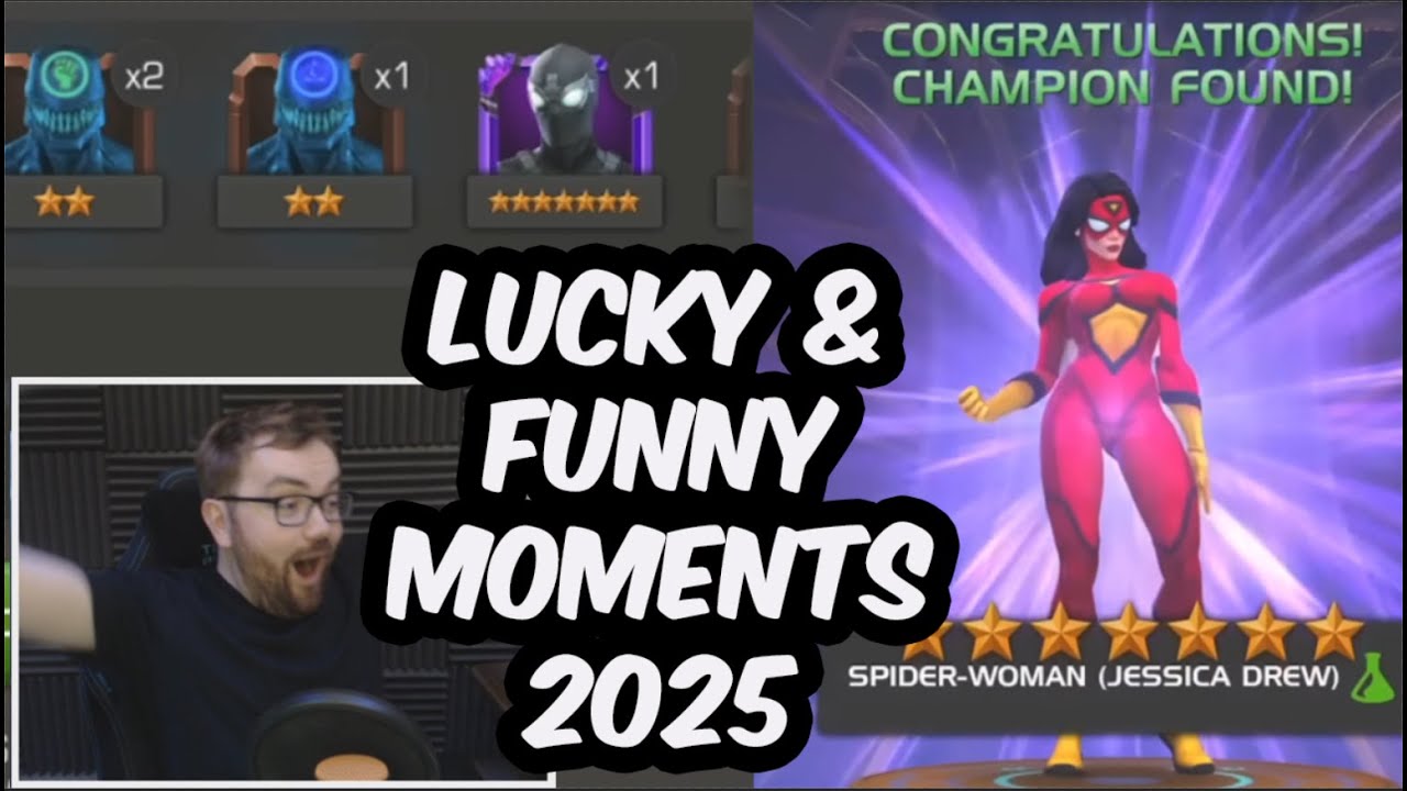 Seatin Lucky & Funny Moments 2025 - Best Crystal Opening Compilation - Marvel Contest of Champions