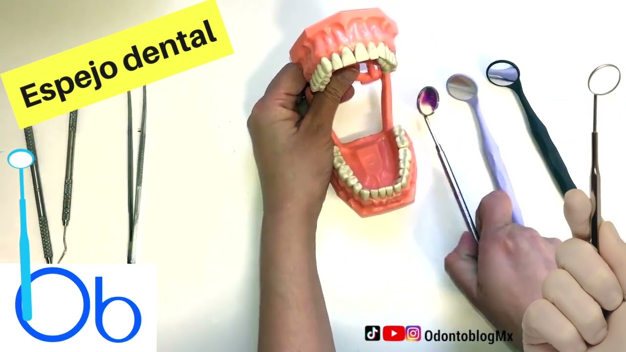 Espejo de exploración dental