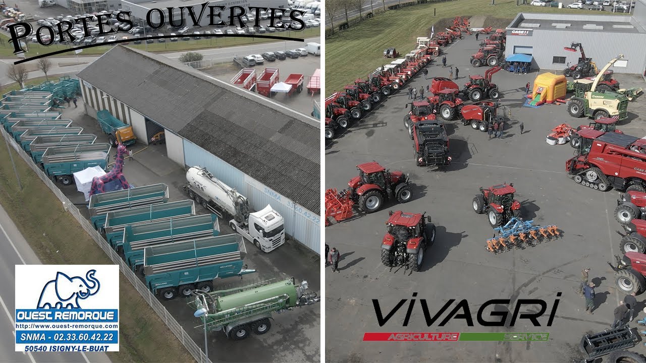 JOURN&Eacute;E PORTES OUVERTES au CARREFOUR DES BIARS 🤩 VIVAGRI / OUEST REMORQUE 👌