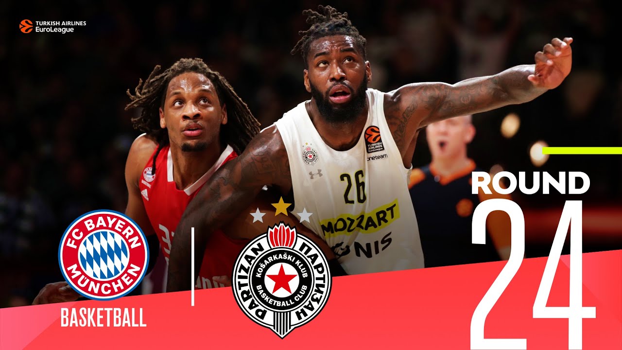 Partizan runs past Bayern away! | Round 24, Highlights | Turkish Airlines EuroLeague