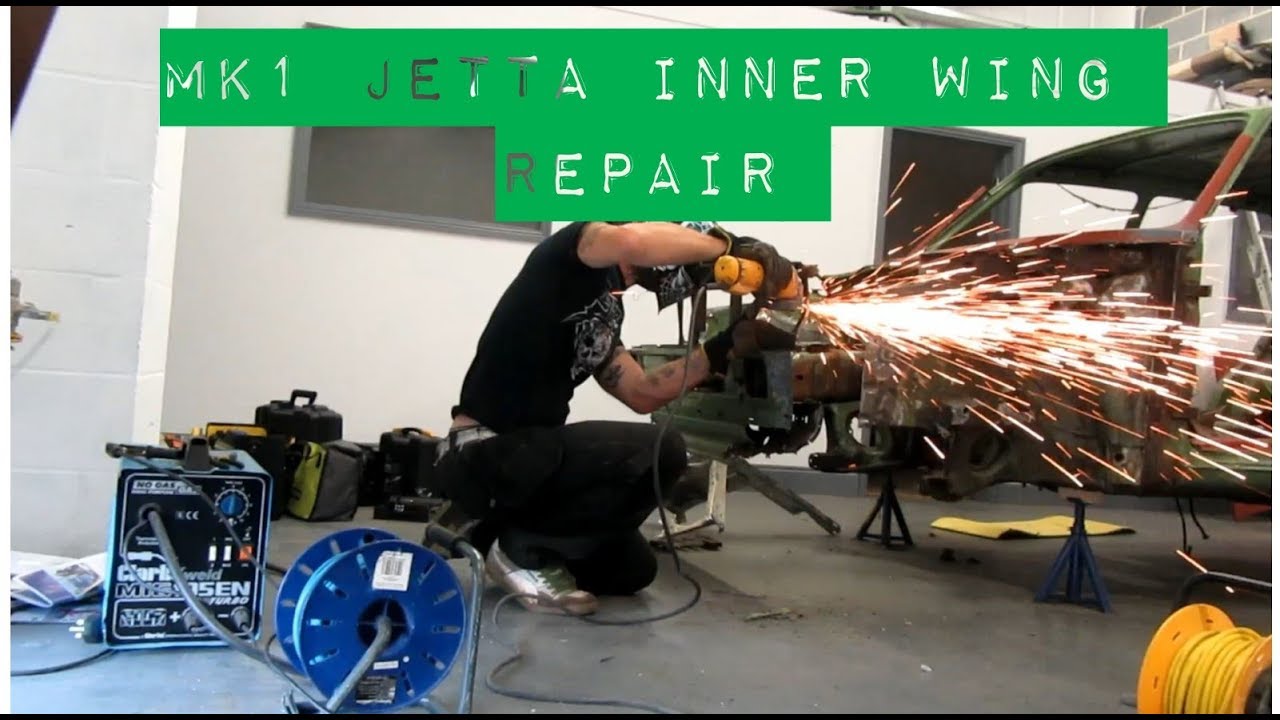 Mk1 Volkswagen Jetta Build Update: Episode 23 - Rusty inner wing repair