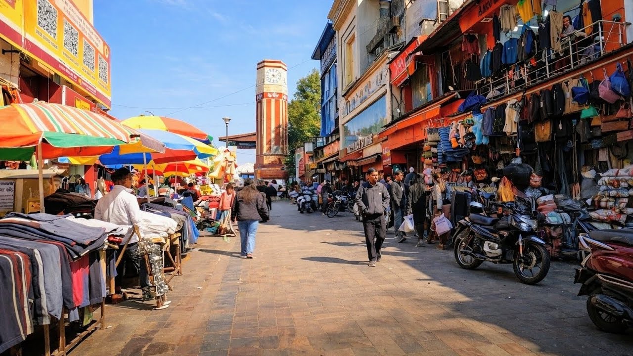 Clock Tower, Dehradun, India | Tehsil & Local Bazaar Area Walk | Virtual Walking Tour