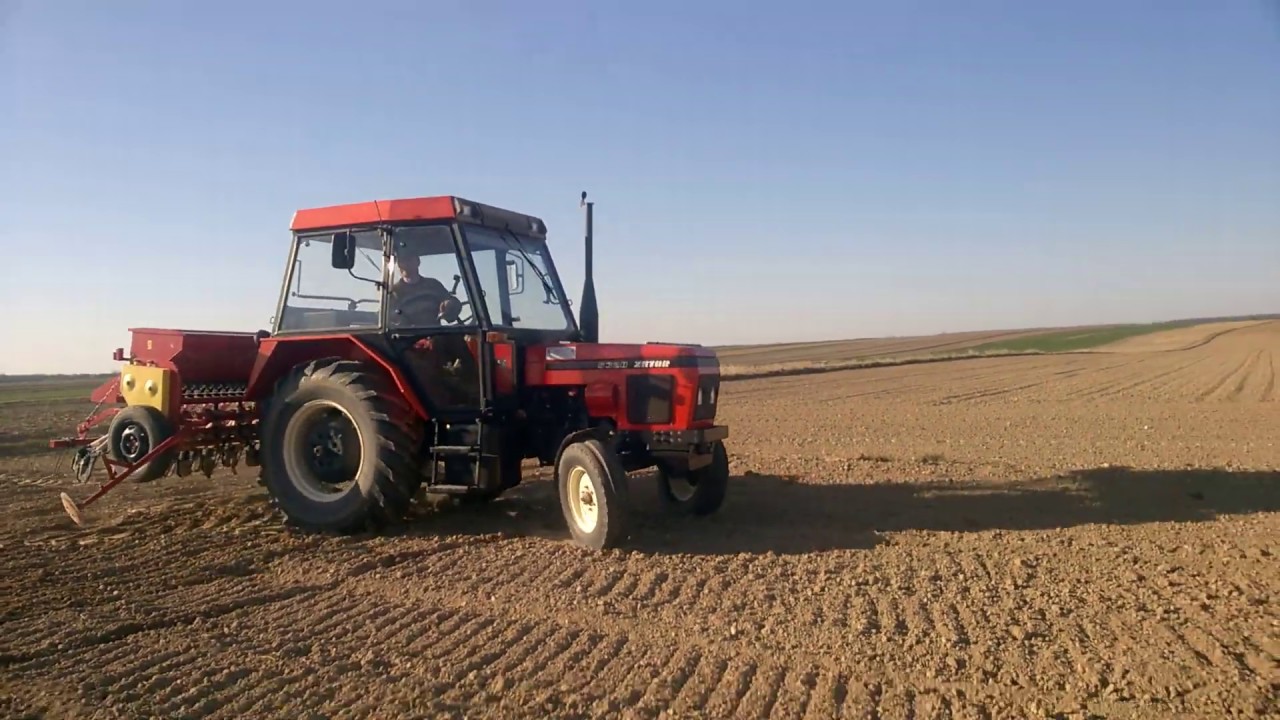 Siew Jęczmienia! Zetor 5320 i Meprozet S-107