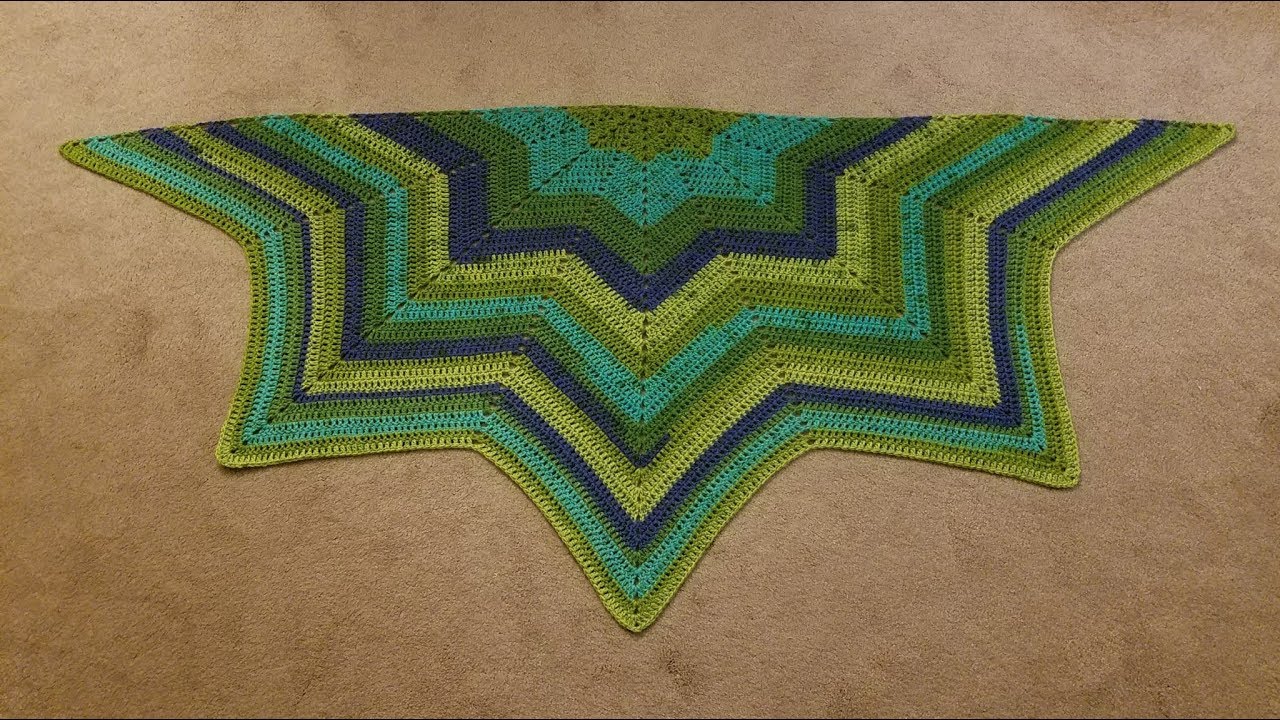 The Starburst Shawl Crochet Tutorial!