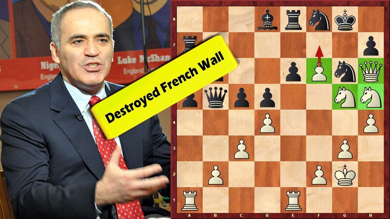 Kasparov Destroys French Defense In Just 24 Moves!
