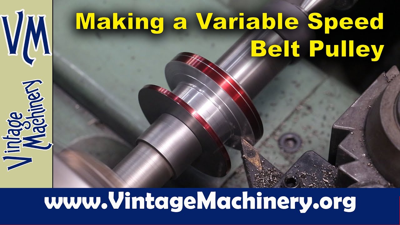 Making a Variable Speed V-Belt Pulley for a DoAll 26” Vertical Band Saw
