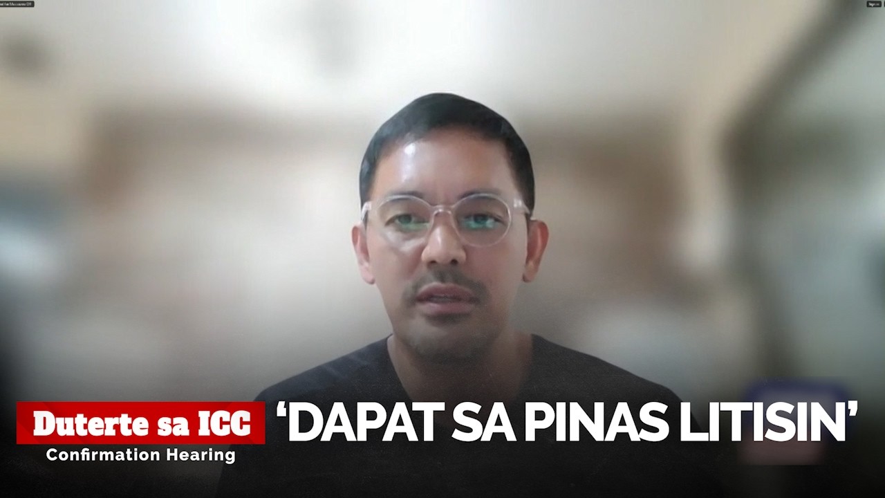 Belgica: Duterte should be tried in PH, not ICC | Duterte at ICC
