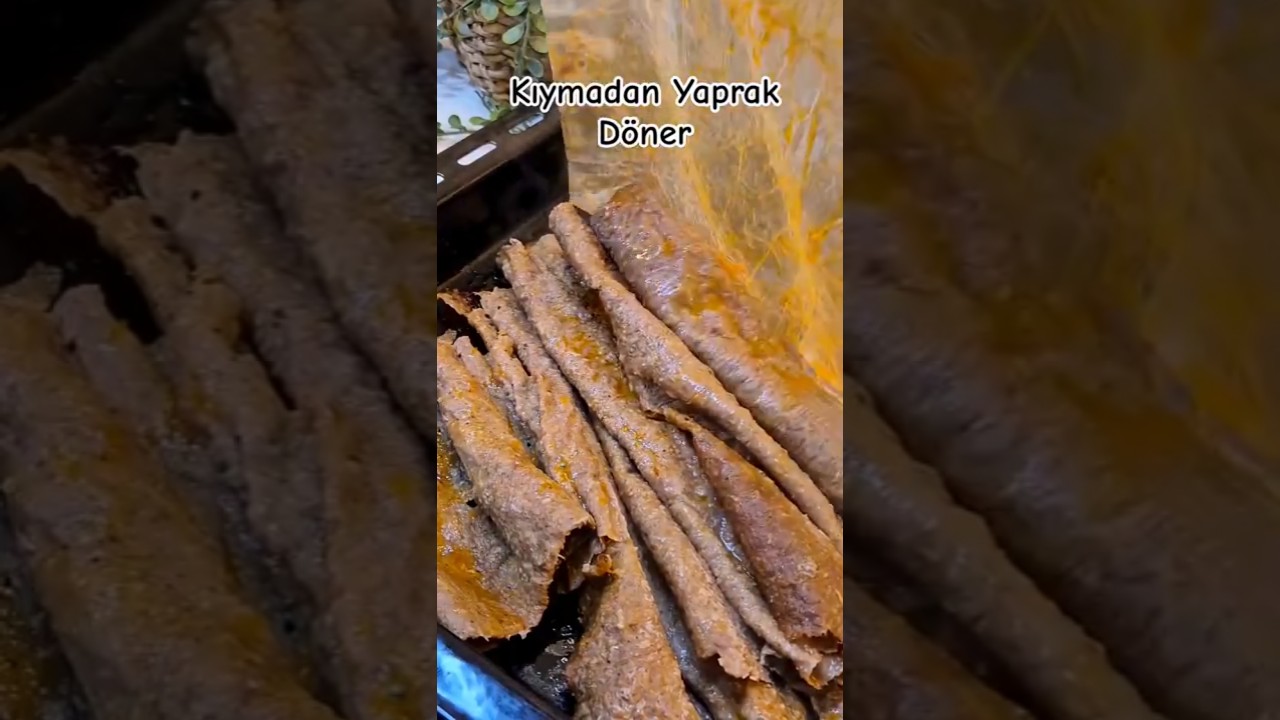 Viral Döner  tarifi💯Kağıtta Yaprak Döner