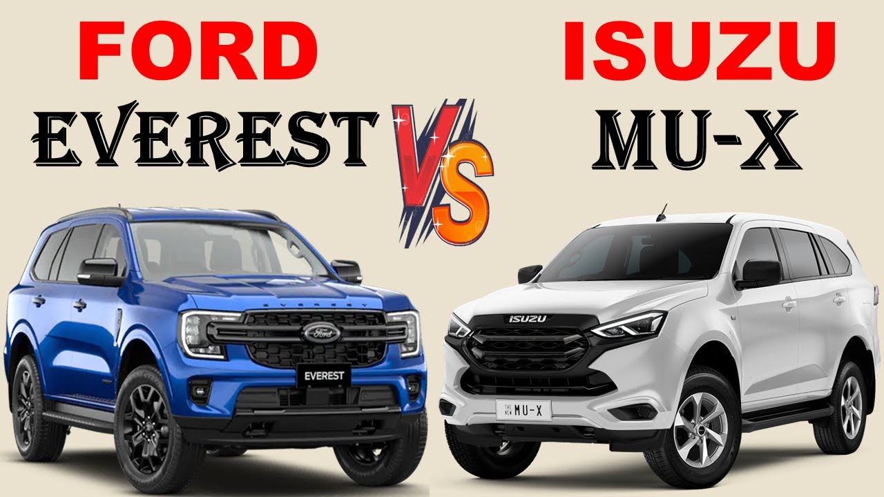 ALL NEW 2025 Ford EVEREST Vs 2025 Isuzu MU-X | Full Comparison