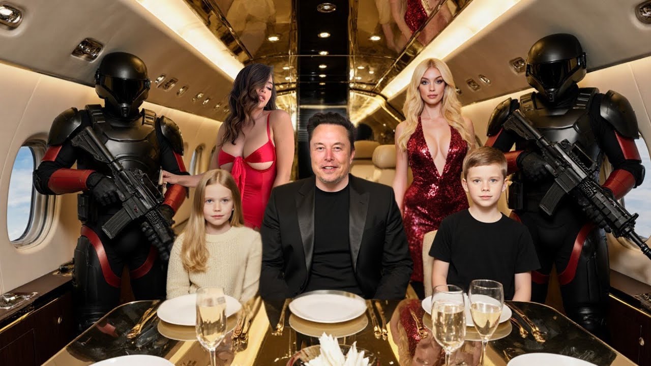 How Elon Musk's Family Secretly Travels: World's #Richest Person