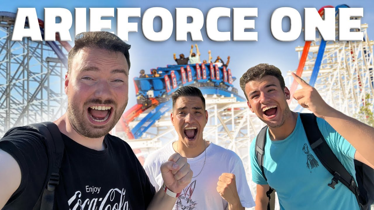 🇺🇲American Dream🇺🇲 #5 Wij Reden 8 Uur Voor Deze RMC Achtbaan?! ARIEFORCE ONE