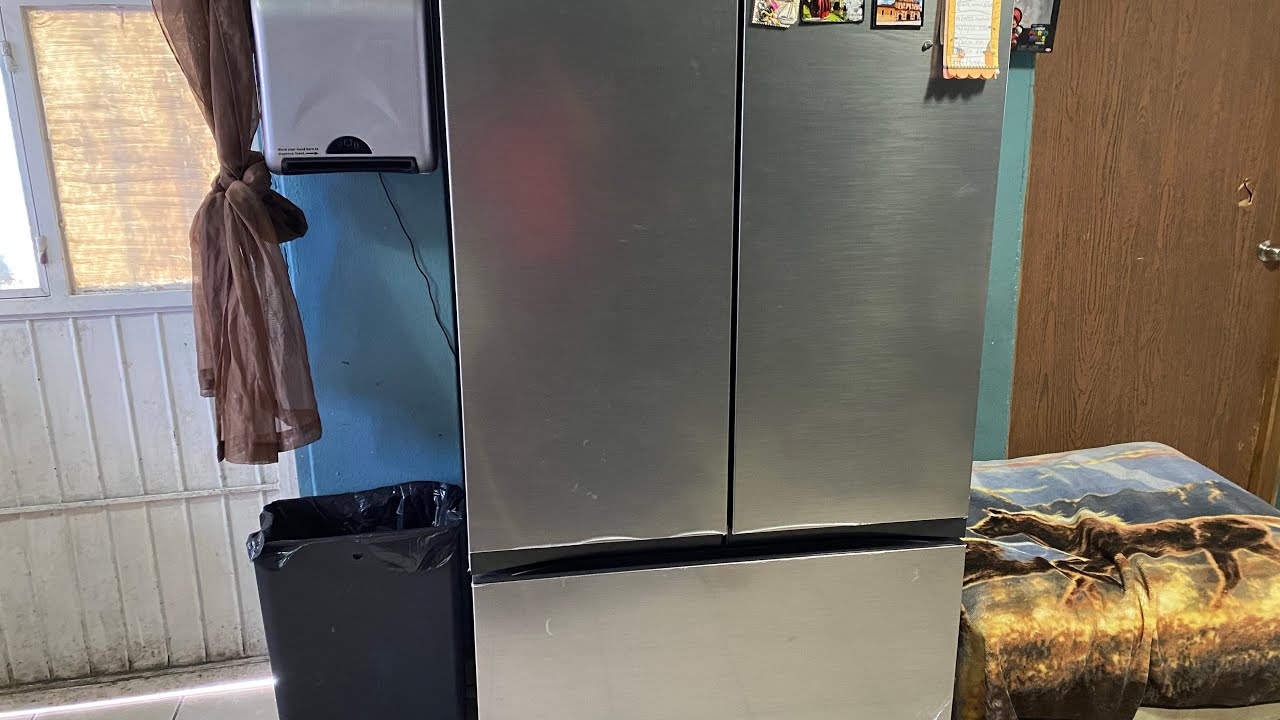 Refrigerador Samsung  de 32' RF32CG5A10S9, características👌😉 de 3 puertas, con wifi 🛜