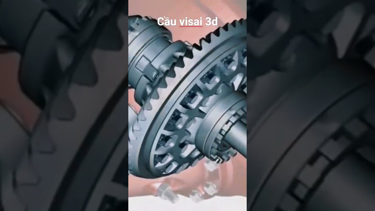 Cầu xe có visai mô phỏng 3dbridge with visai 3d simulation