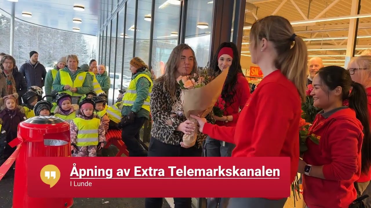 Åpning av Extra Telemarkskanalen