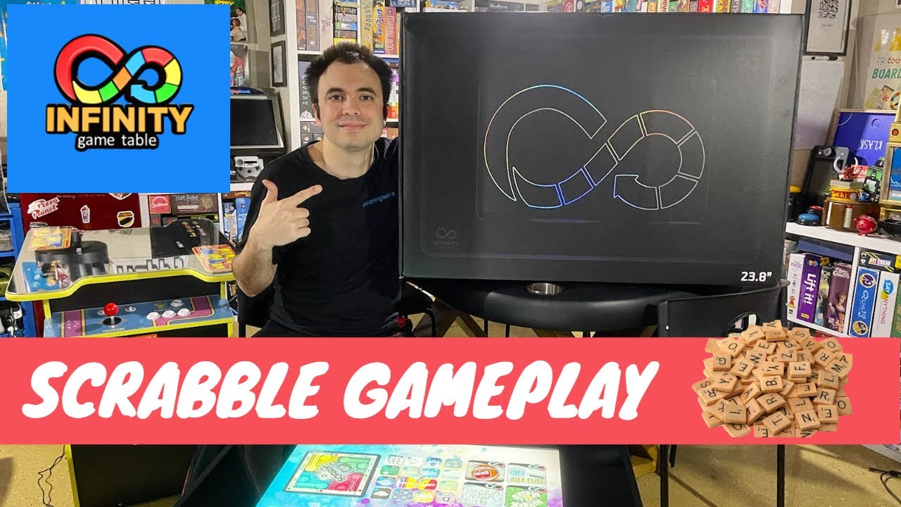 Игровой стол Infinity от Arcade1Up — демонстрация игрового процесса — цифровая настольная игра Sc...