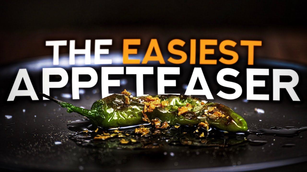 Blistered Shishito Peppers - The Easiest Side/Appetizer