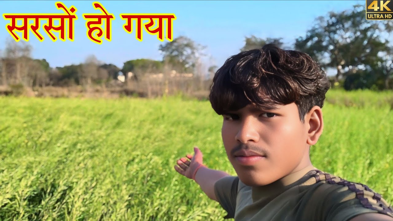 हमारे खेत का सरसों इतना बड़ा हो गया 😱