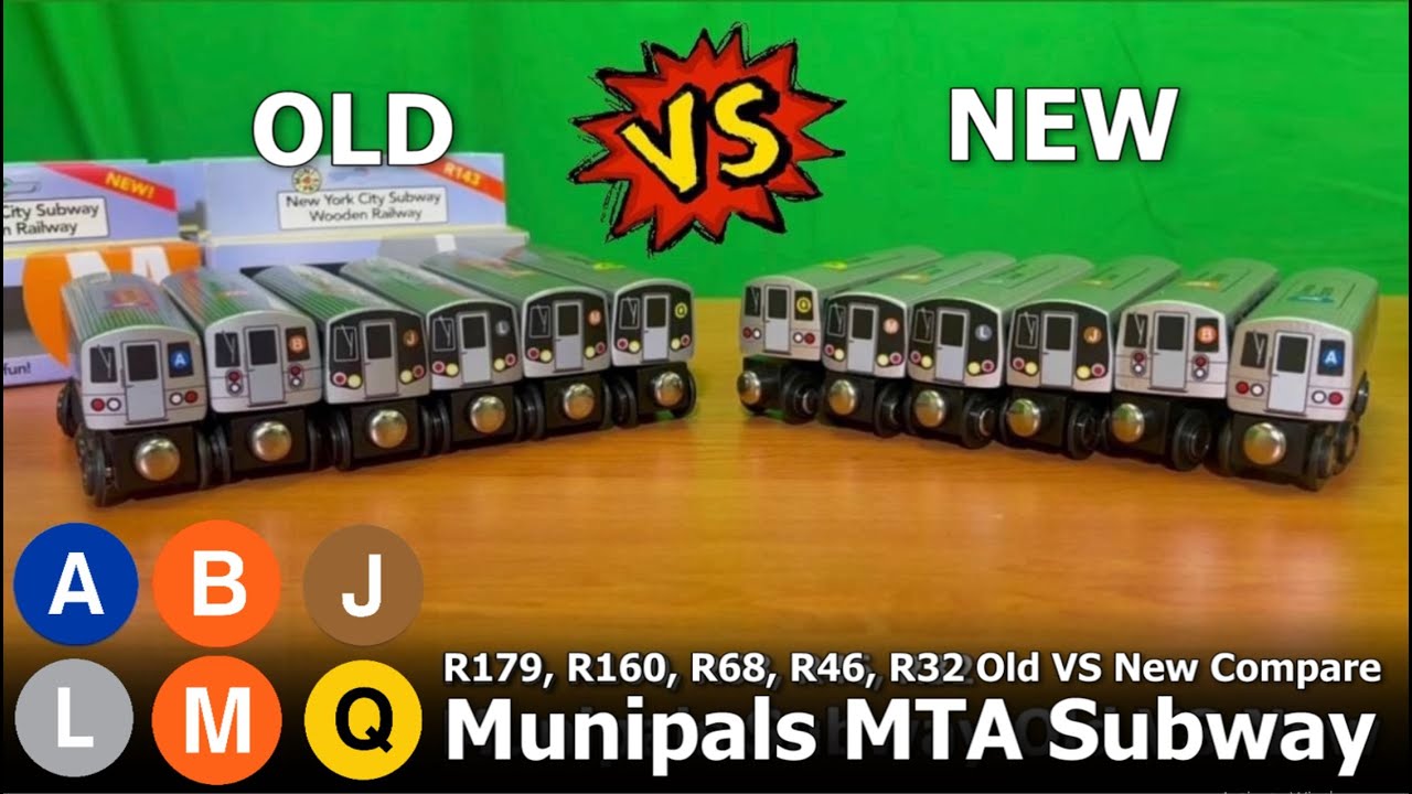 Munipals MTA R179/R160/R68/R46/R32 Subway Old VS New Review on A, B, J, L, M & Q Train