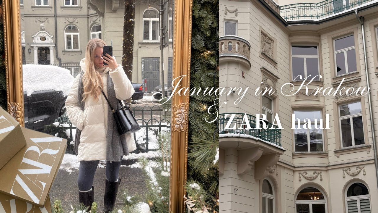 ZARA winter sale haul | мій огляд, вдалі покупки, фасони і тренди | зима в Кракові