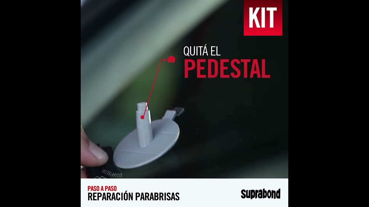 Kit Reparación Parabrisas Suprabond paso a paso