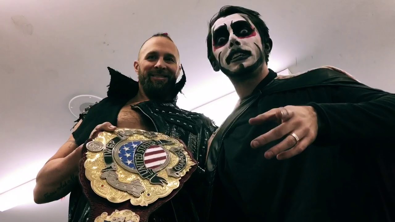 Goodnighthausen with tall and powerful AEW fellow Lance Archer