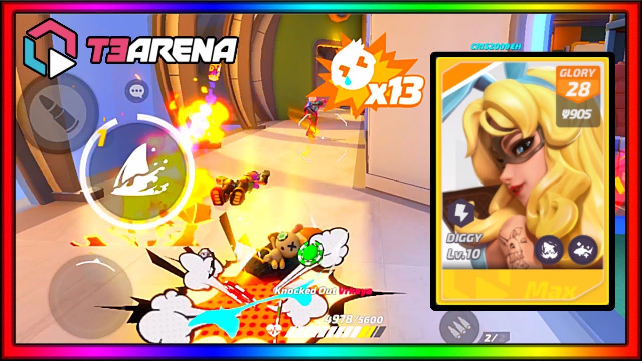 *NEW* Diggy Lady of the Night Arcade Skin! T3 Arena Gameplay