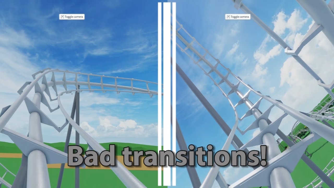 Corkscrew coaster, but every bad transition, a metal pipe falls.