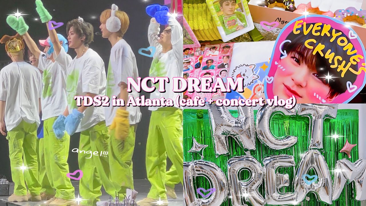☆ NCT DREAM : THE DREAM SHOW 2 IN ATLANTA | mini vlog + concert 🐬🐯🐰 💓 ☆