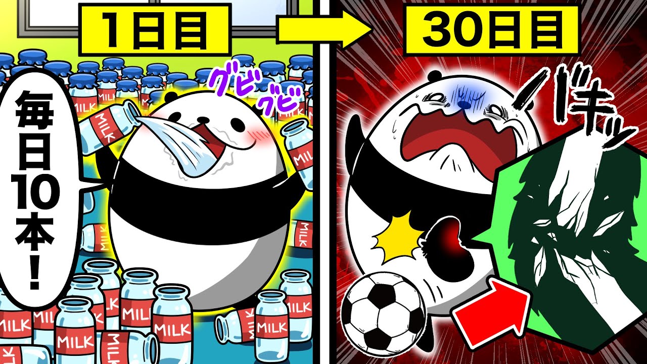 牛乳を飲み続けるとどうなるのか？【アニメ】