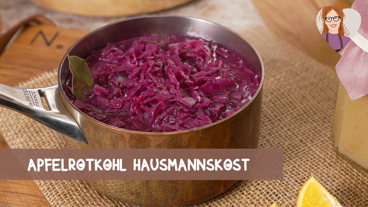Apfel-Rotkohl wie von Oma 💜🍎 saftig & aromatisch | vegan basisch