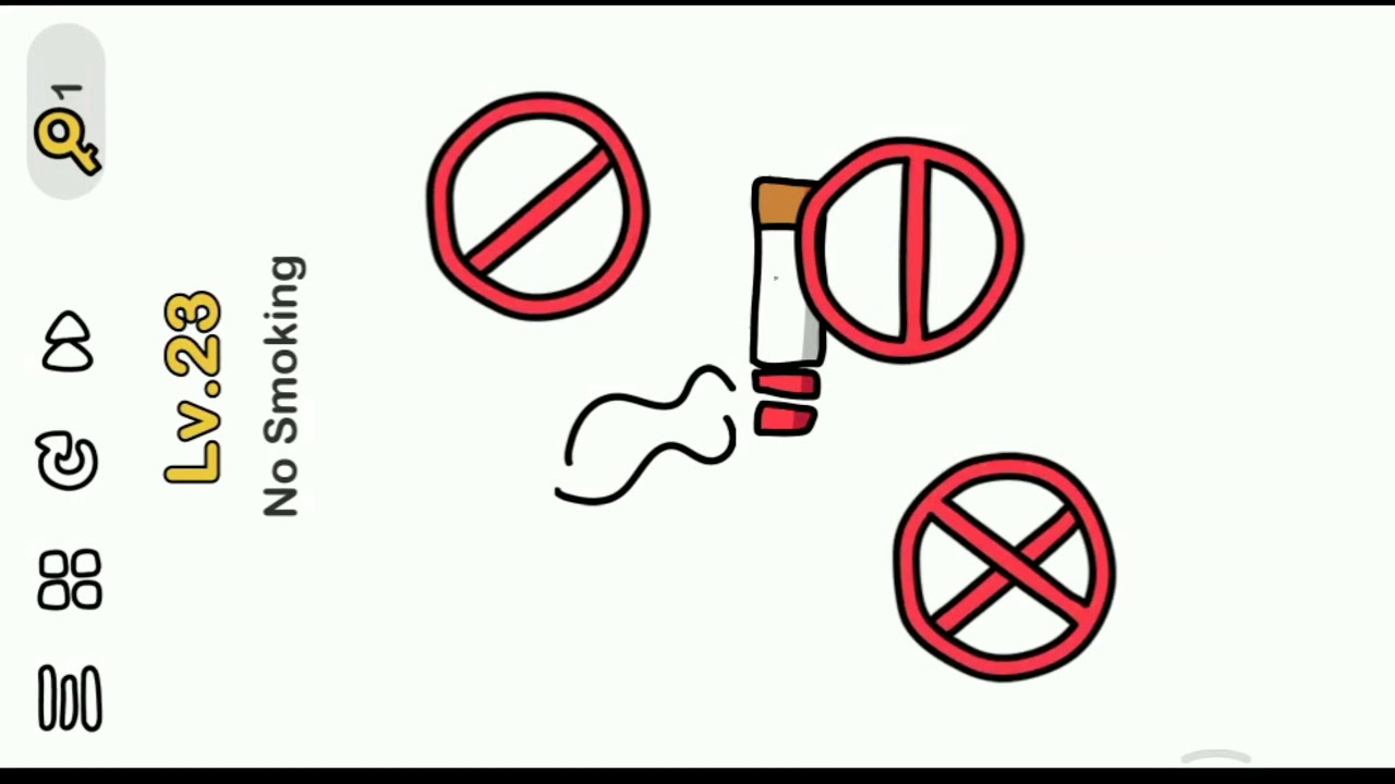 Brain Out Level 23 || No Smoking.